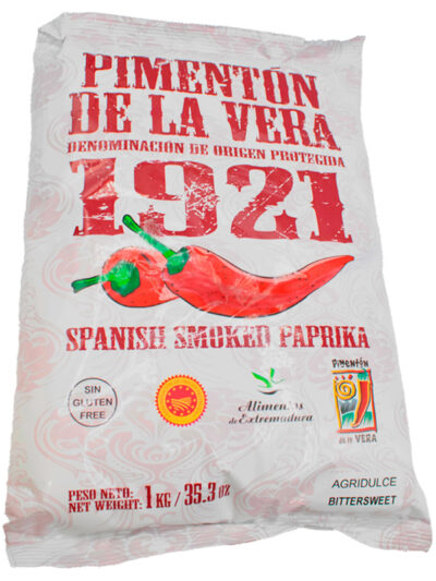 PIMENTÓN DE LA VERA AGRIDULCE 1921 BOLSA 1000 GR D.O.P.