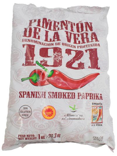 PIMENTÓN DE LA VERA DULCE 1921 BOLSA 1000 GR D.O.P.