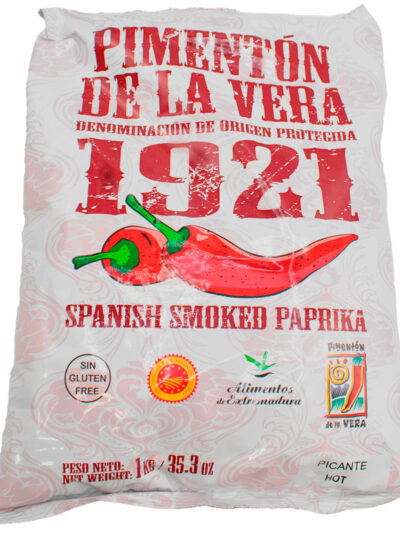 PIMENTÓN DE LA VERA PICANTE 1921 BOLSA 1000 GR D.O.P.