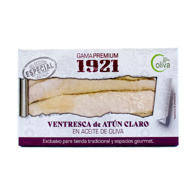 VENTRESCA DE ATUN CLARO EN ACEITE DE OLIVA OL-120