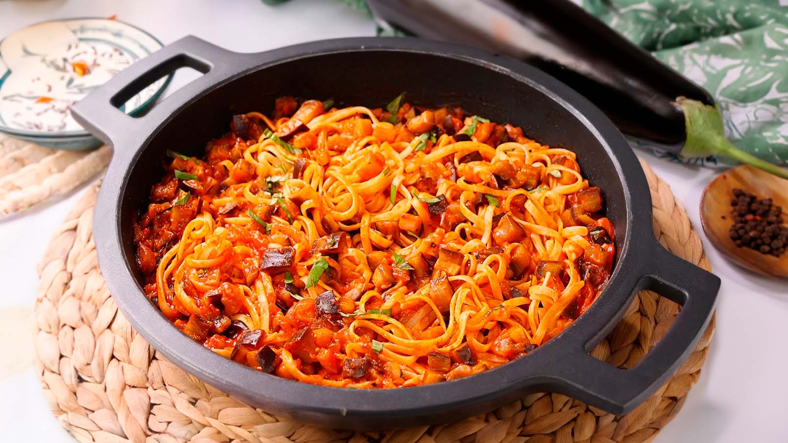 Pasta con Berenjenas